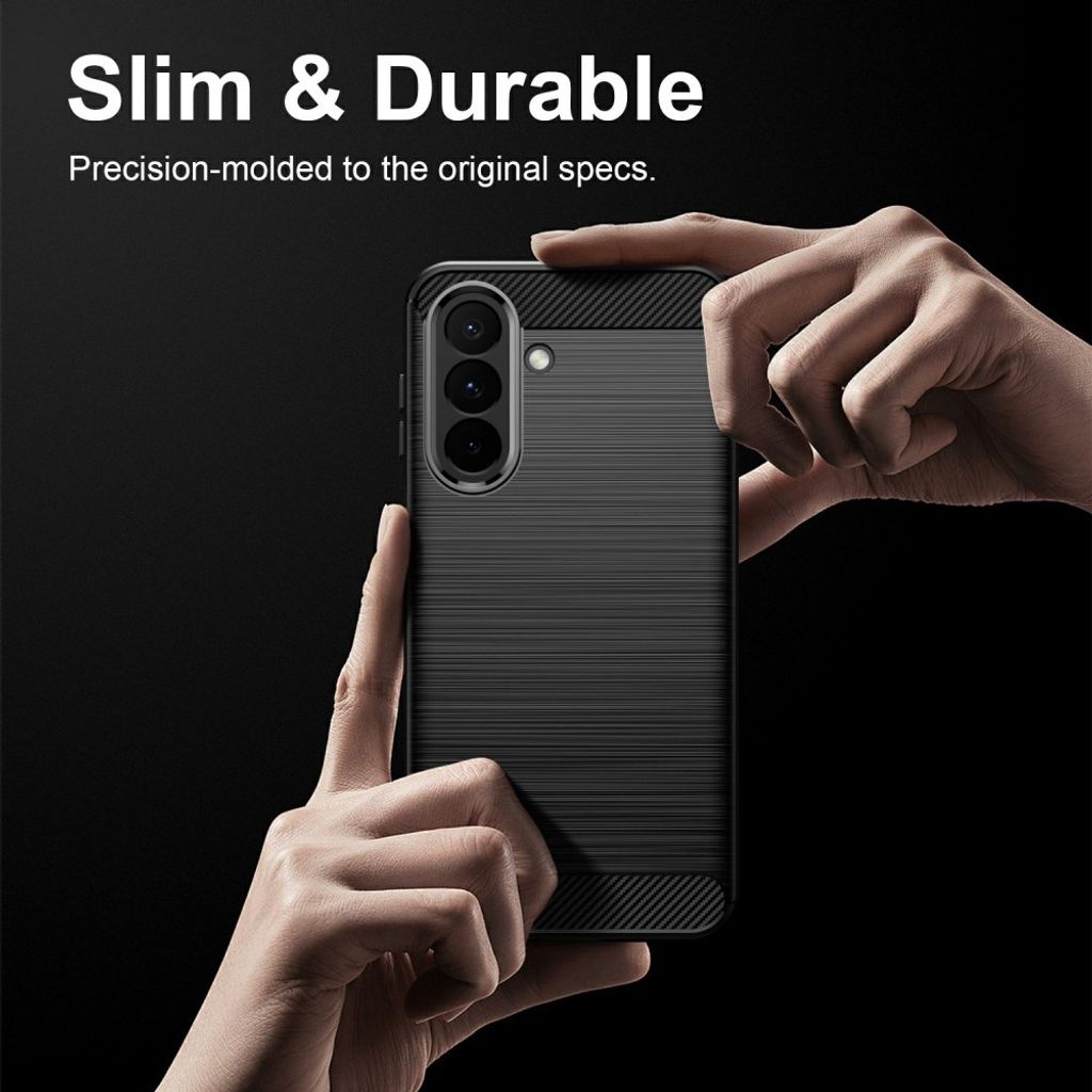 AMORUS Samsung Galaxy A27 5G Kuori Hiilikuitukuvio - Musta