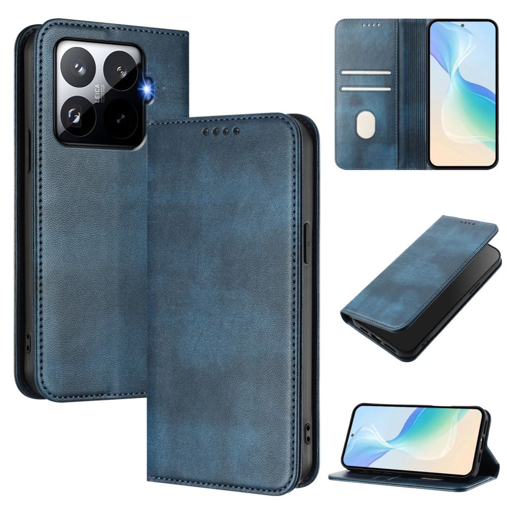 Xiaomi 15T Pro Etui med Stativ - Blå