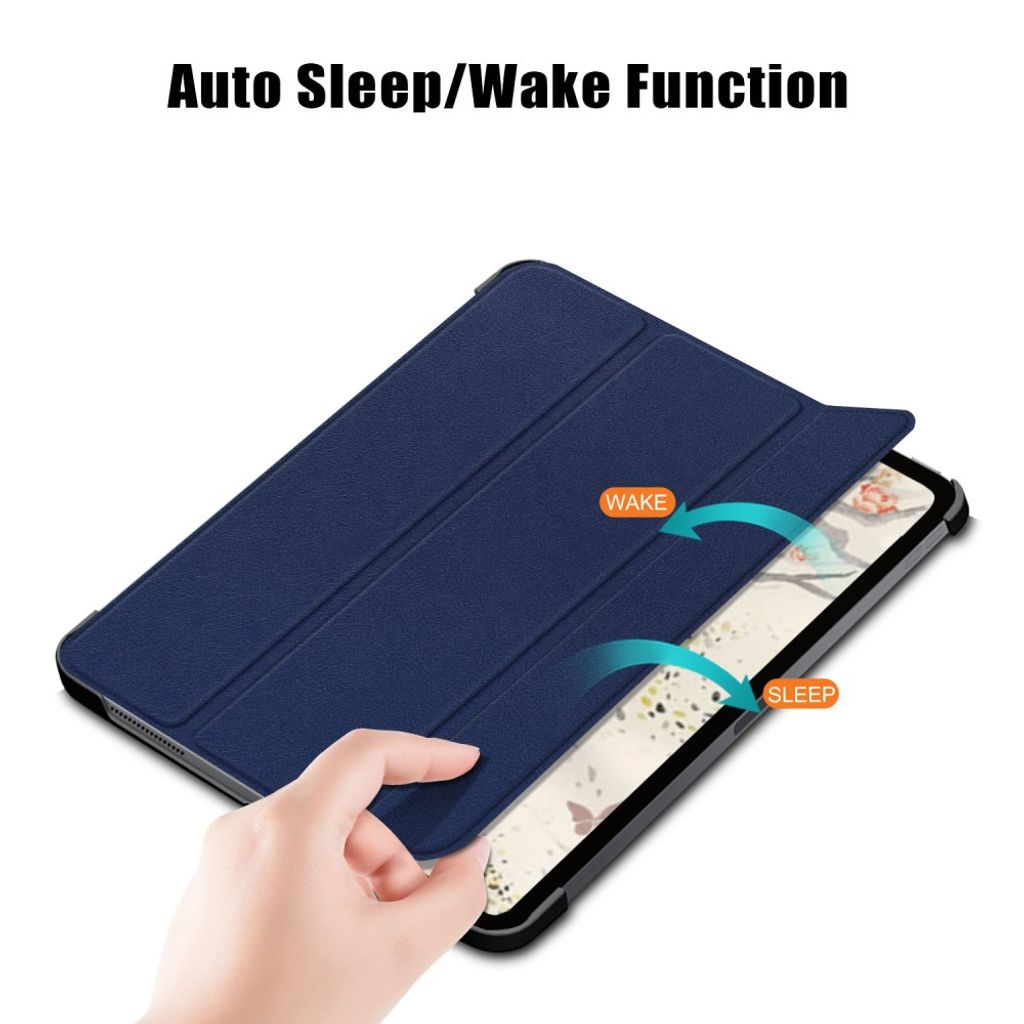 iPad Air 11"/10.9"/Pro 11" Folio etui med tri-fold-stativ - Blå