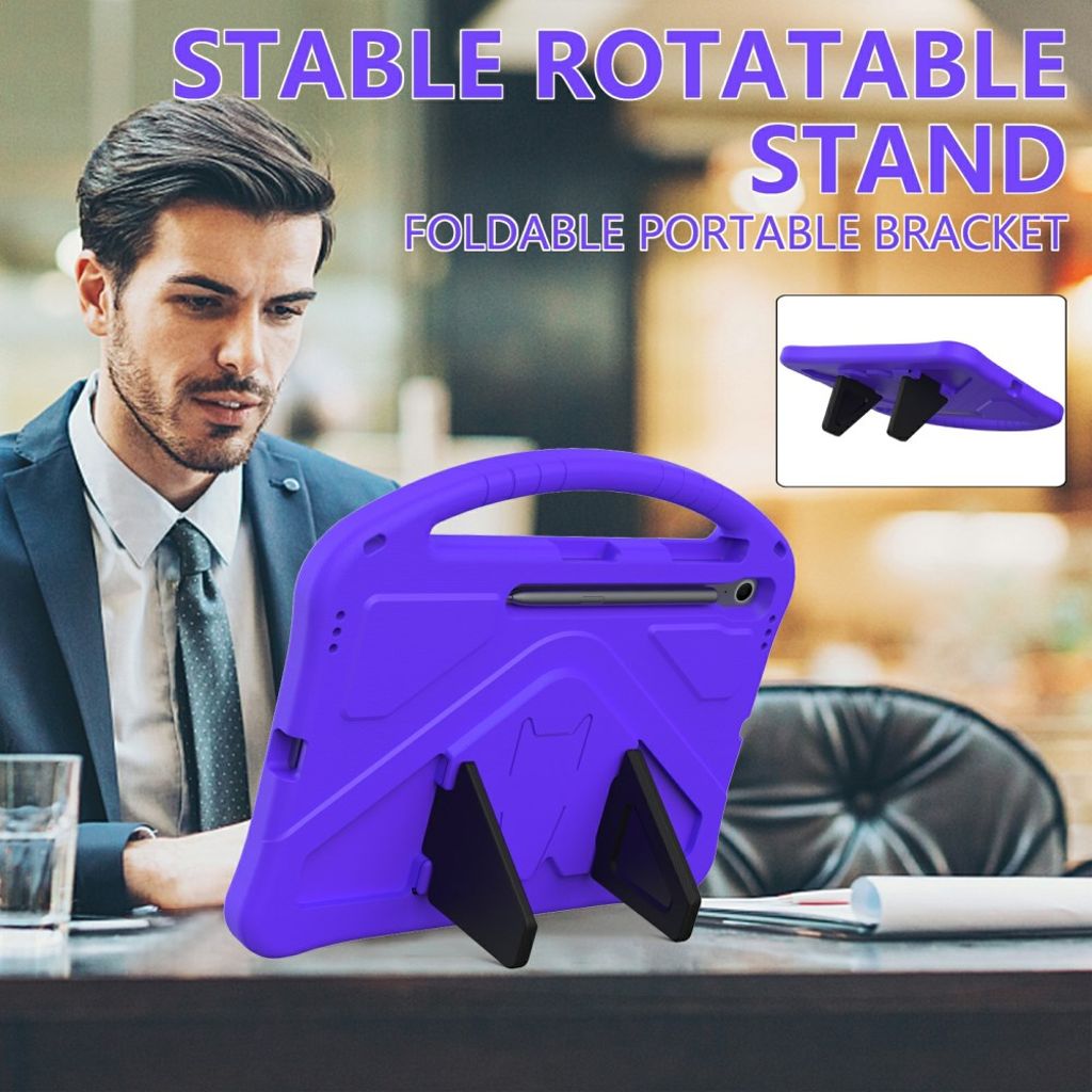 Samsung Galaxy Tab S10 FE Plus Case with Handle stand - Purple