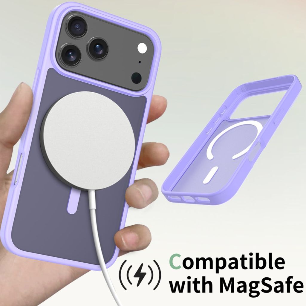 iPhone 18 Pro Max/17 Pro Max cover med MagSafe - Lilla