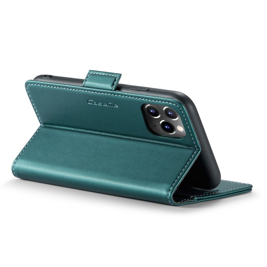 CASEME iPhone 11 Pro Max Plånboksfodral RFID-blockerande – Grön