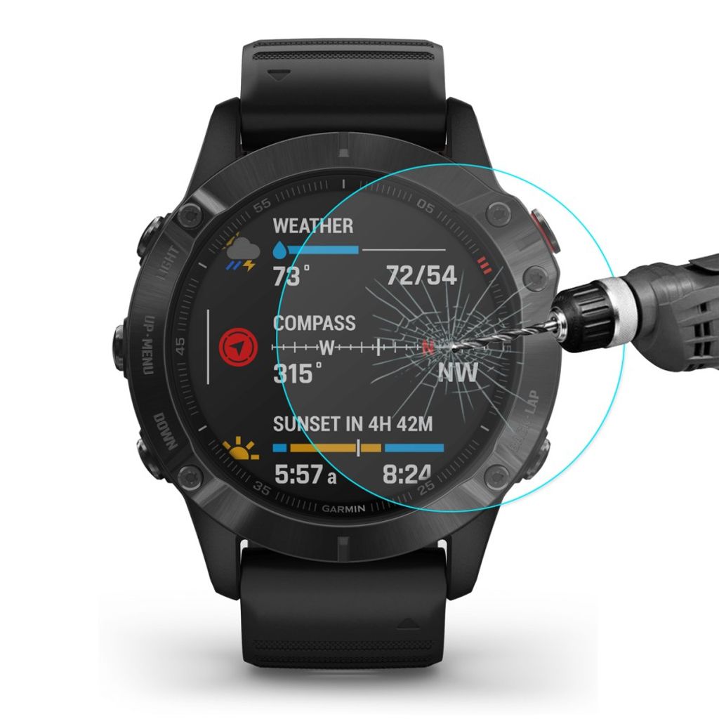HAT PRINCE Garmin Fenix ​​6/6 Pro/6 Sapphire  Näytönsuoja 2 kpl