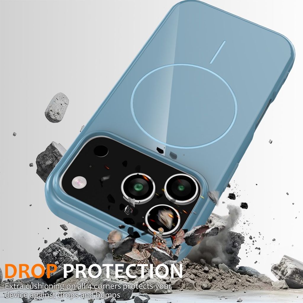iPhone 17 Pro Max Case with Carrying strap - Blue