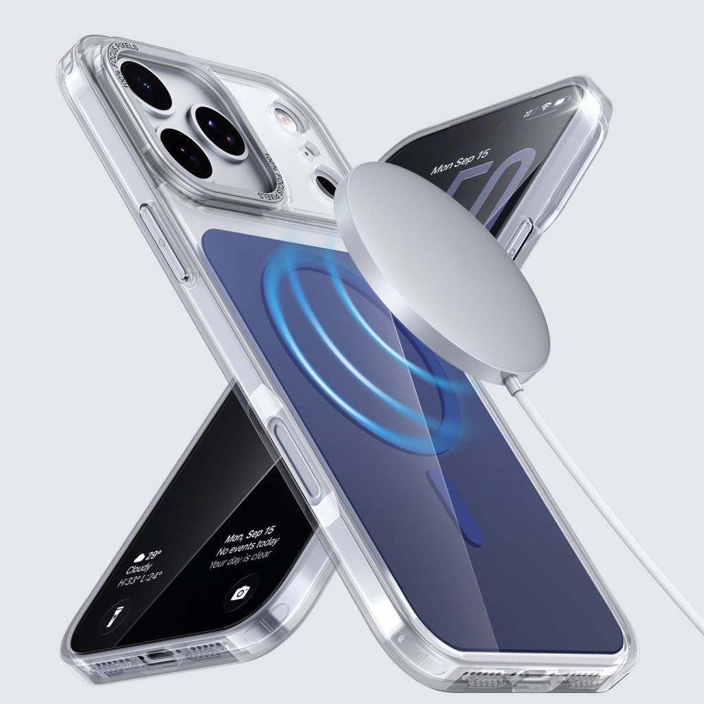 iPhone 18 Pro/17 Pro Deksel MagSafe-kompatibel TPU Akryl - Blå