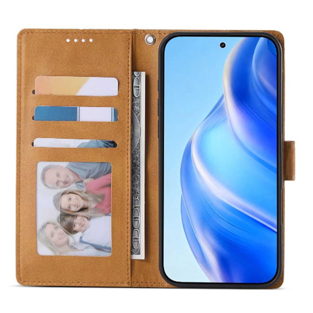 Samsung Galaxy A27 5G Lompakkokotelo Jalustalla - Keltainen