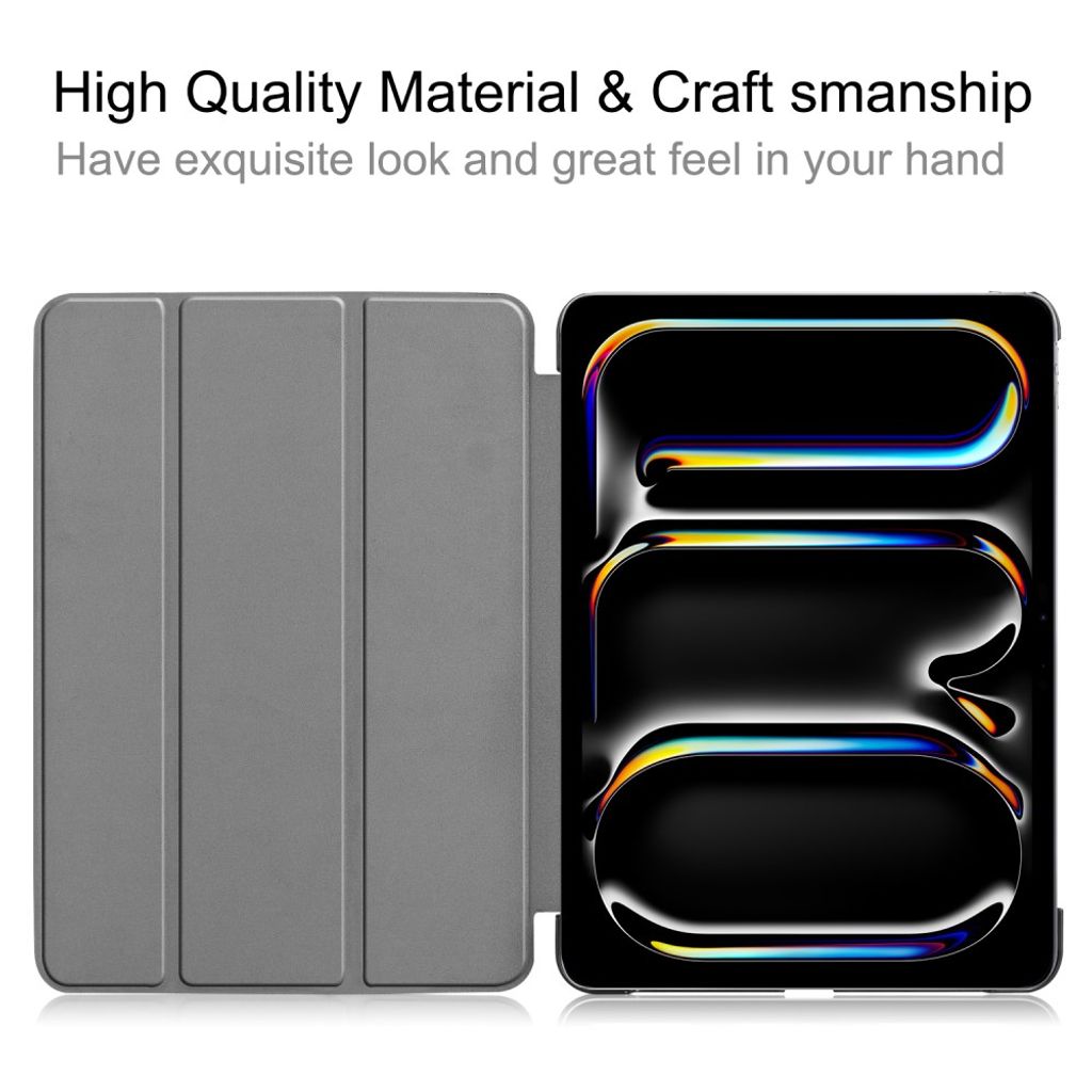 iPad Pro 11" 2025/2025 Flip cover med standfunktion - Sort
