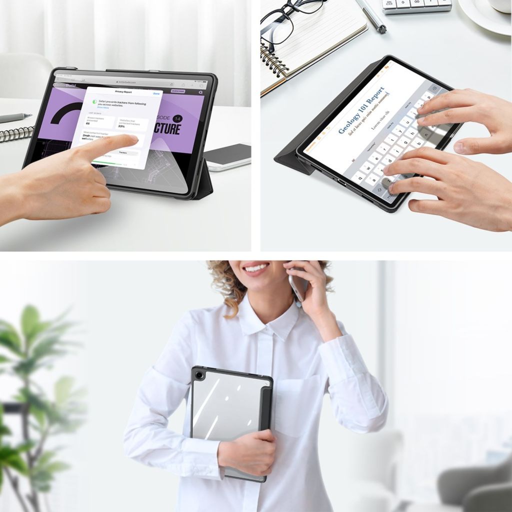 DUX DUCIS Samsung Galaxy Tab A9 Plus / Galaxy Tab A11 Plus Cover - Black