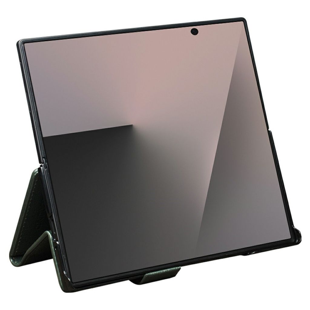 QIALINO Samsung Galaxy Z Fold8 Ultra Flip cover i ægte læder - Grøn