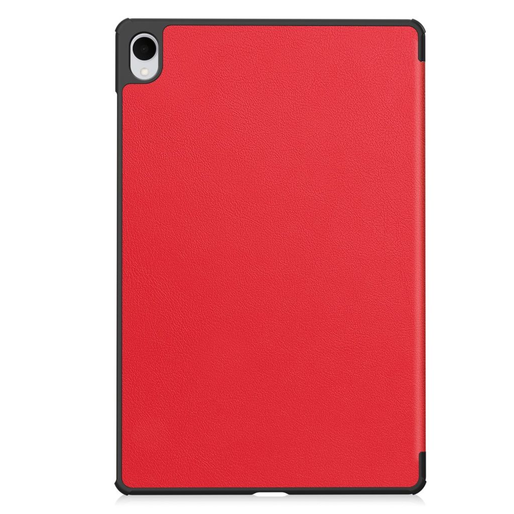 Samsung Galaxy Tab S12 Plus Slimmat Tri-fold stativfodral - Röd
