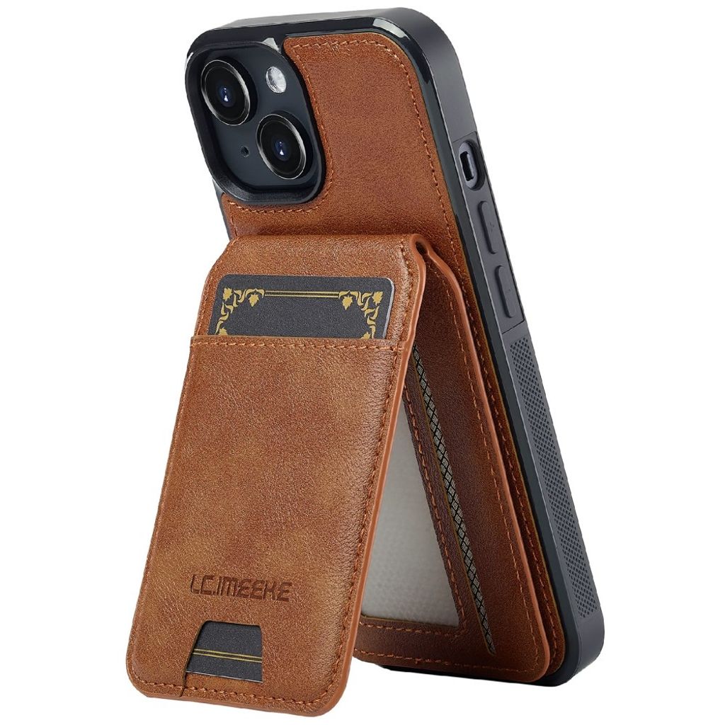 LC.IMEEKE iPhone 15 Plus Kuori MagSafe - Ruskea