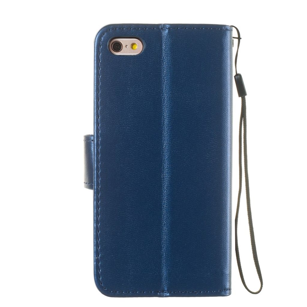 iPhone 6/6s Lommeboketui med Stativ - Blå