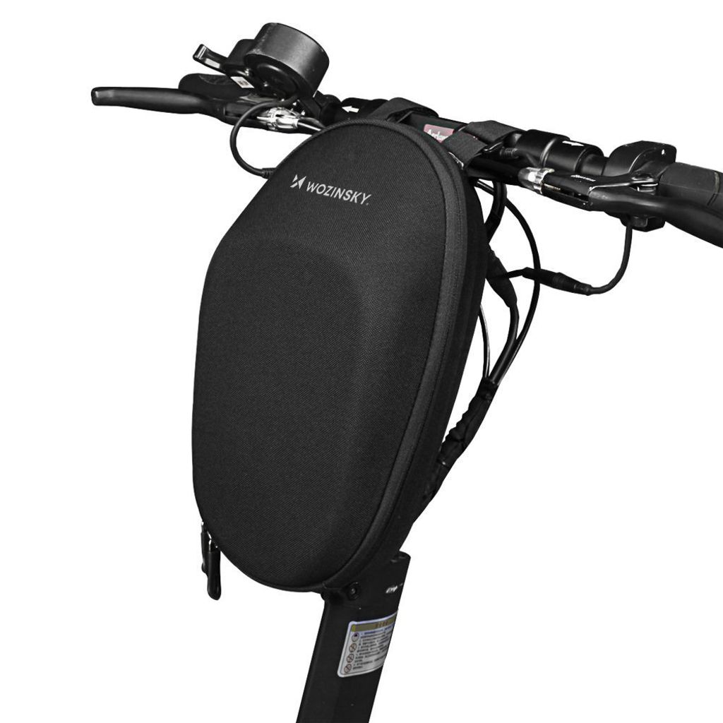 Wozinsky vattentät styreväska 4L för elscooter – svart