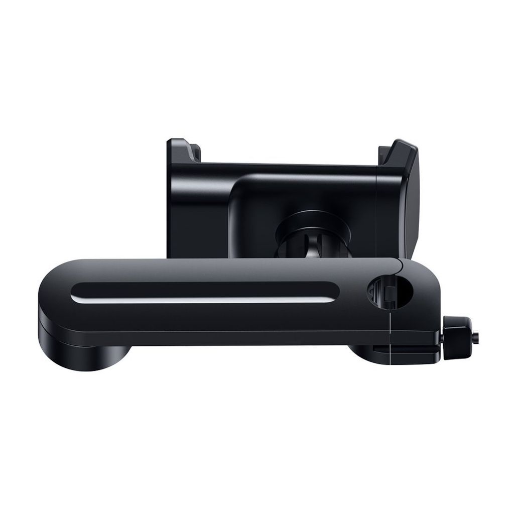 Baseus nakkestøtte mobilholder med 15W Qi oplader – sort (WXHZ-01)