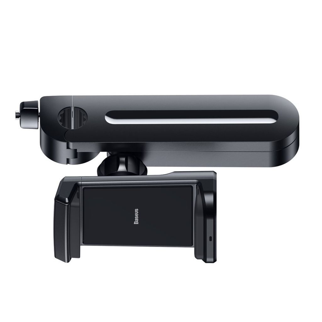 Baseus nakkestøtte mobilholder med 15W Qi oplader – sort (WXHZ-01)