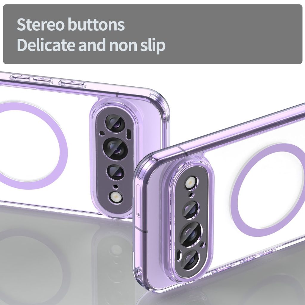 Google Pixel 11 Pro MagSafe Skal - Transparent Lila