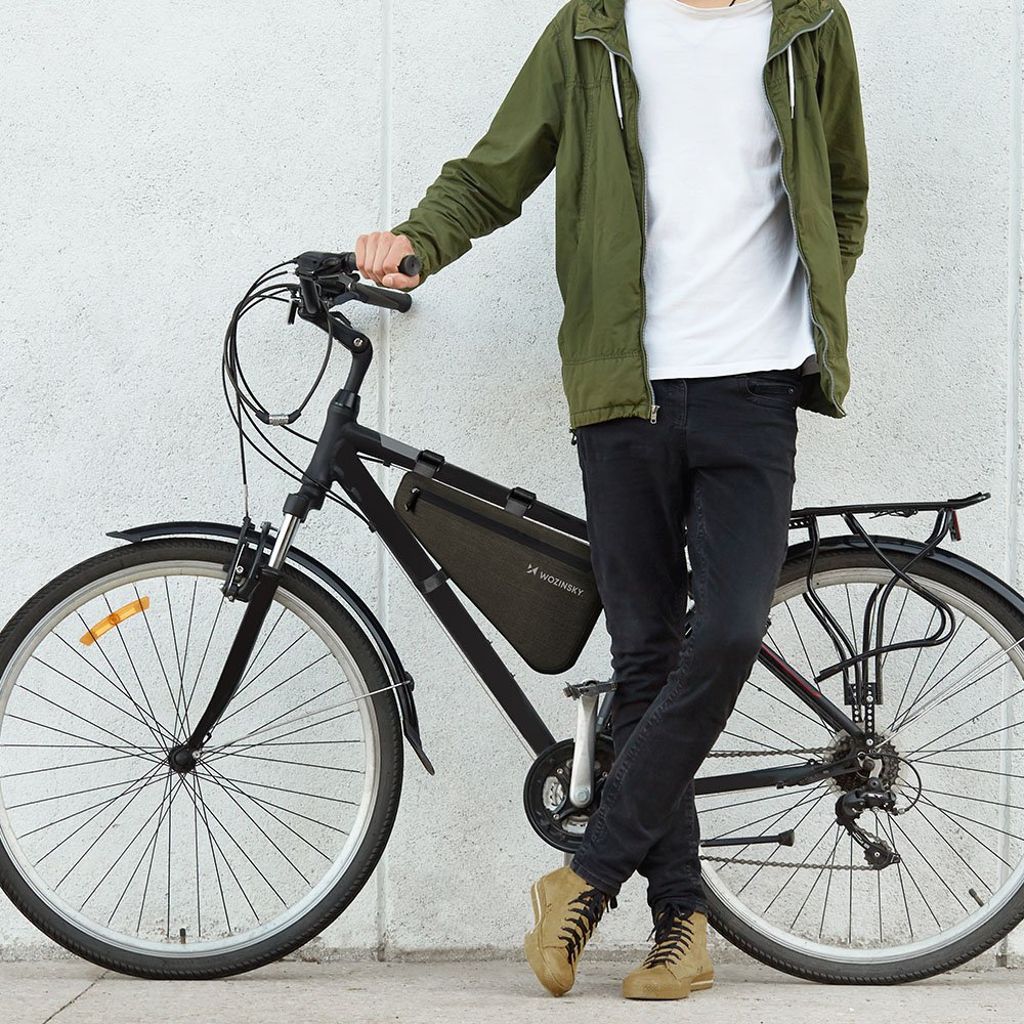 Wozinsky ramväska för cykel 3,5L – Grå