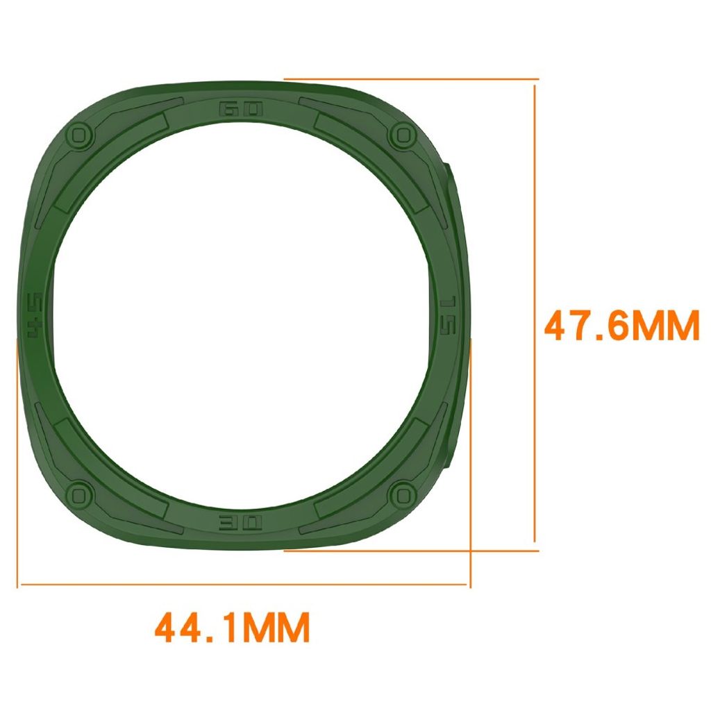 Samsung Galaxy Watch9 44mm Støtsikkert deksel - Hvit