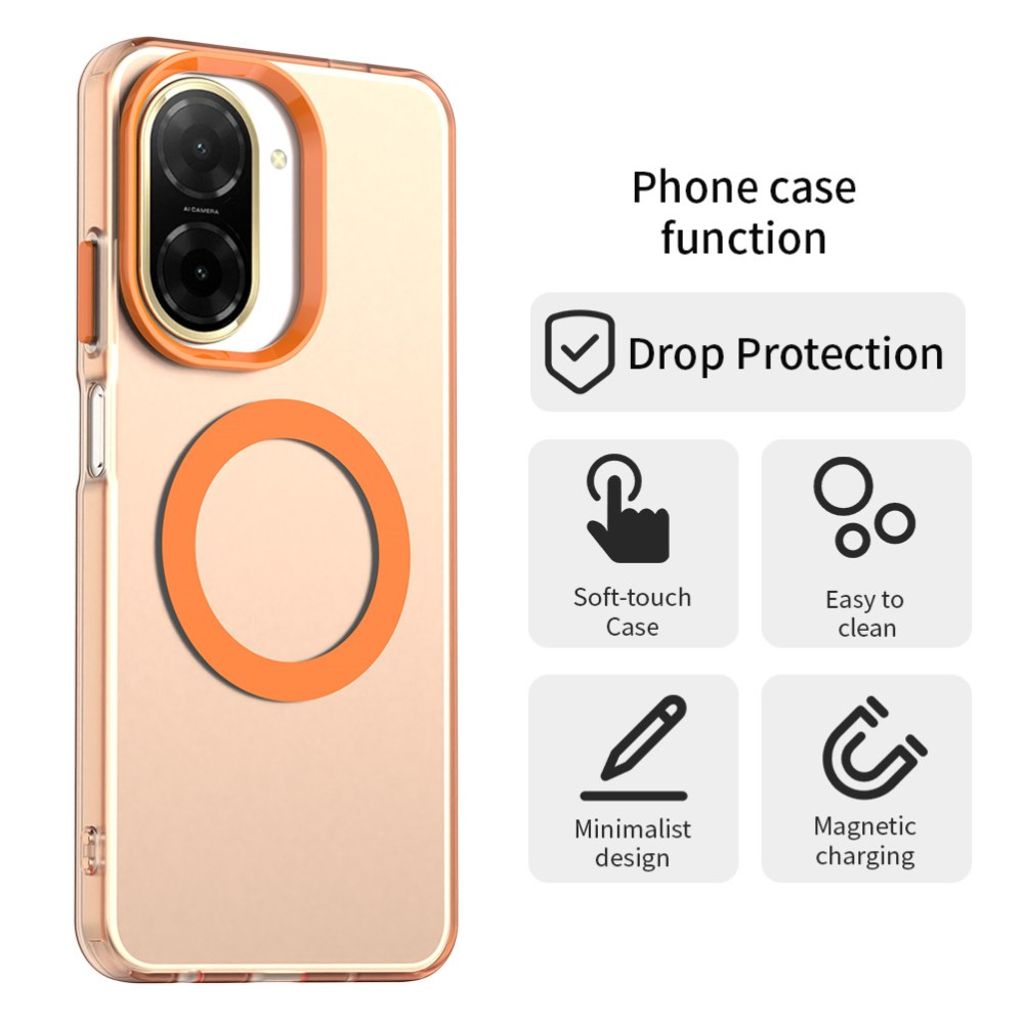 Xiaomi Redmi A5 4G Deksel MagSafe-kompatibel Hybrid - Oransje