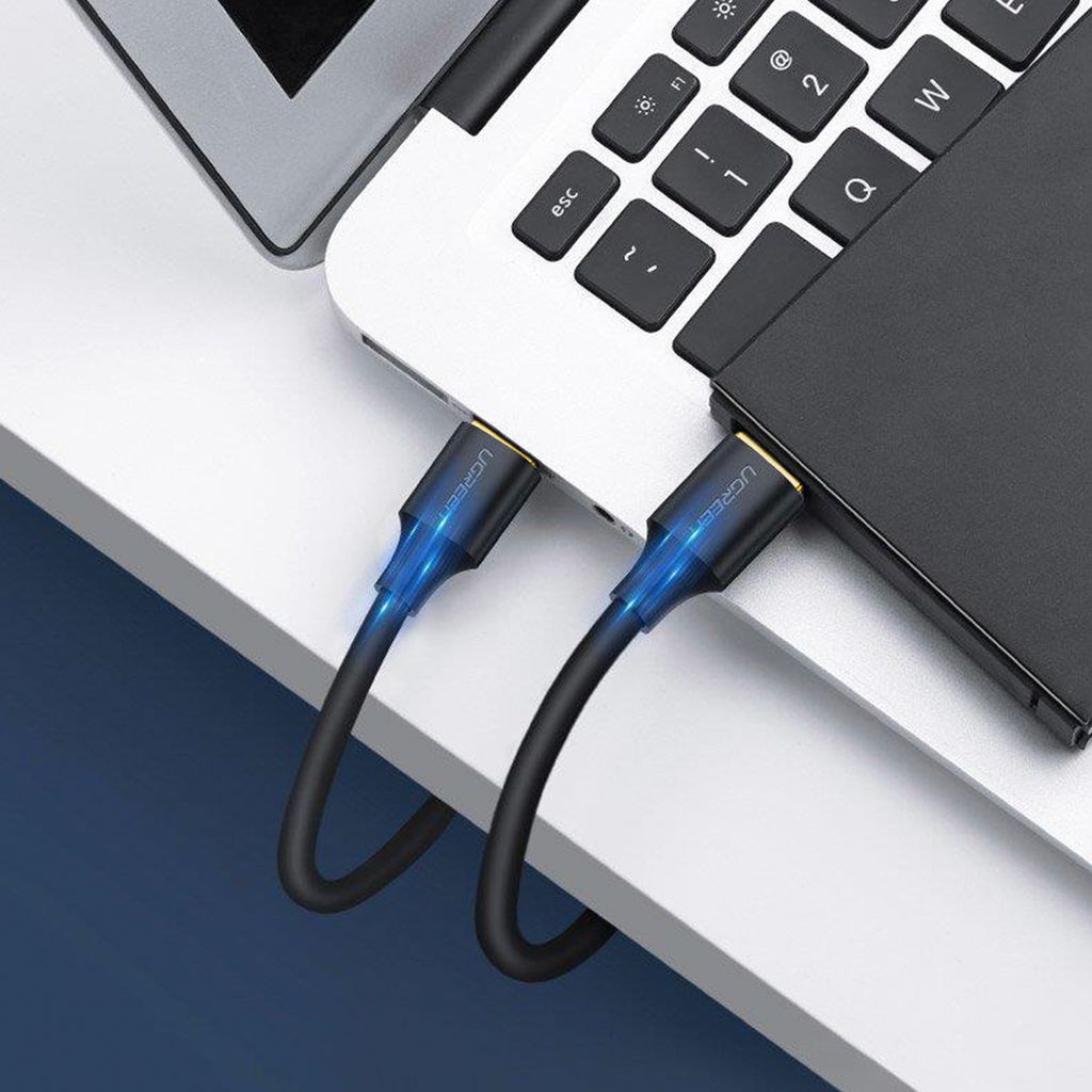 Ugreen US128 10371 USB-A 3.0 / USB-A 3.0 5Gb/s kabel 2m – sort