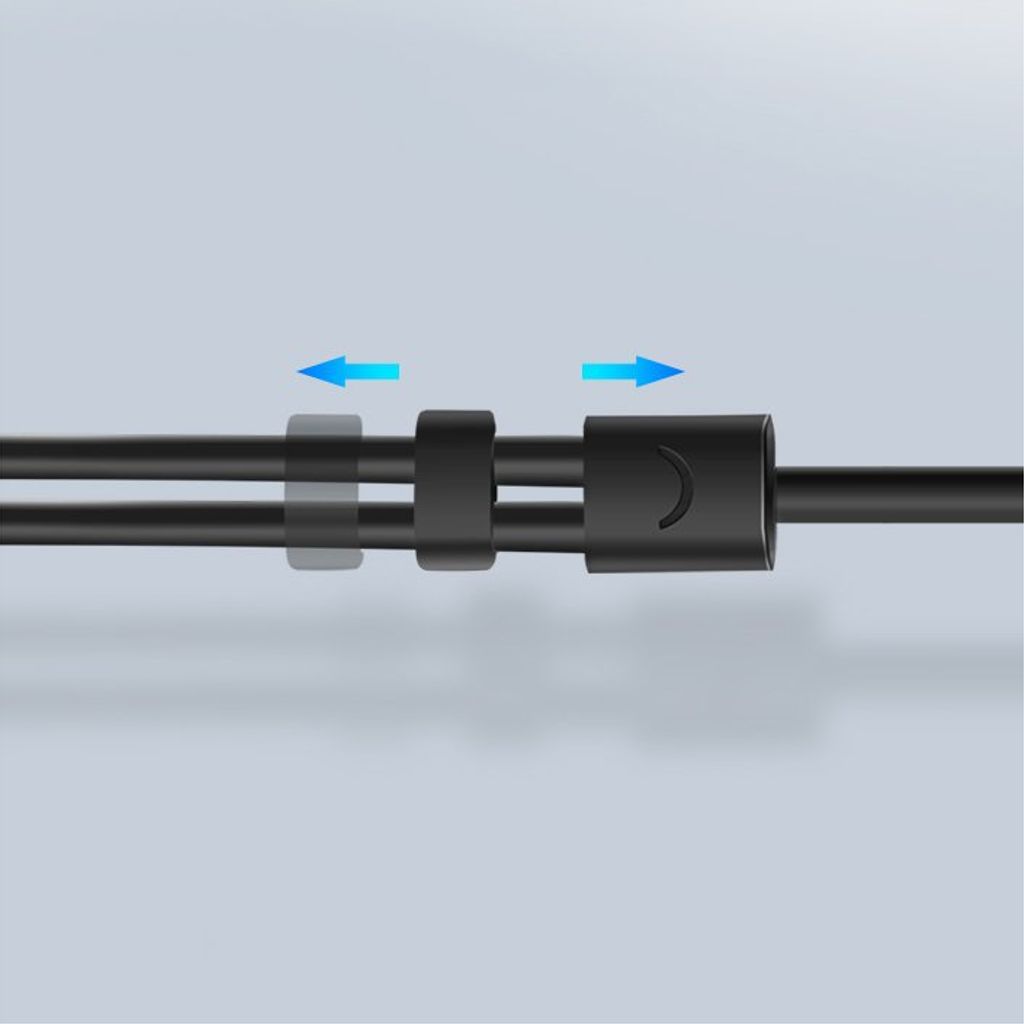 Ugreen AUX splitter 3.5 mm till mikrofon och hörlurar svart