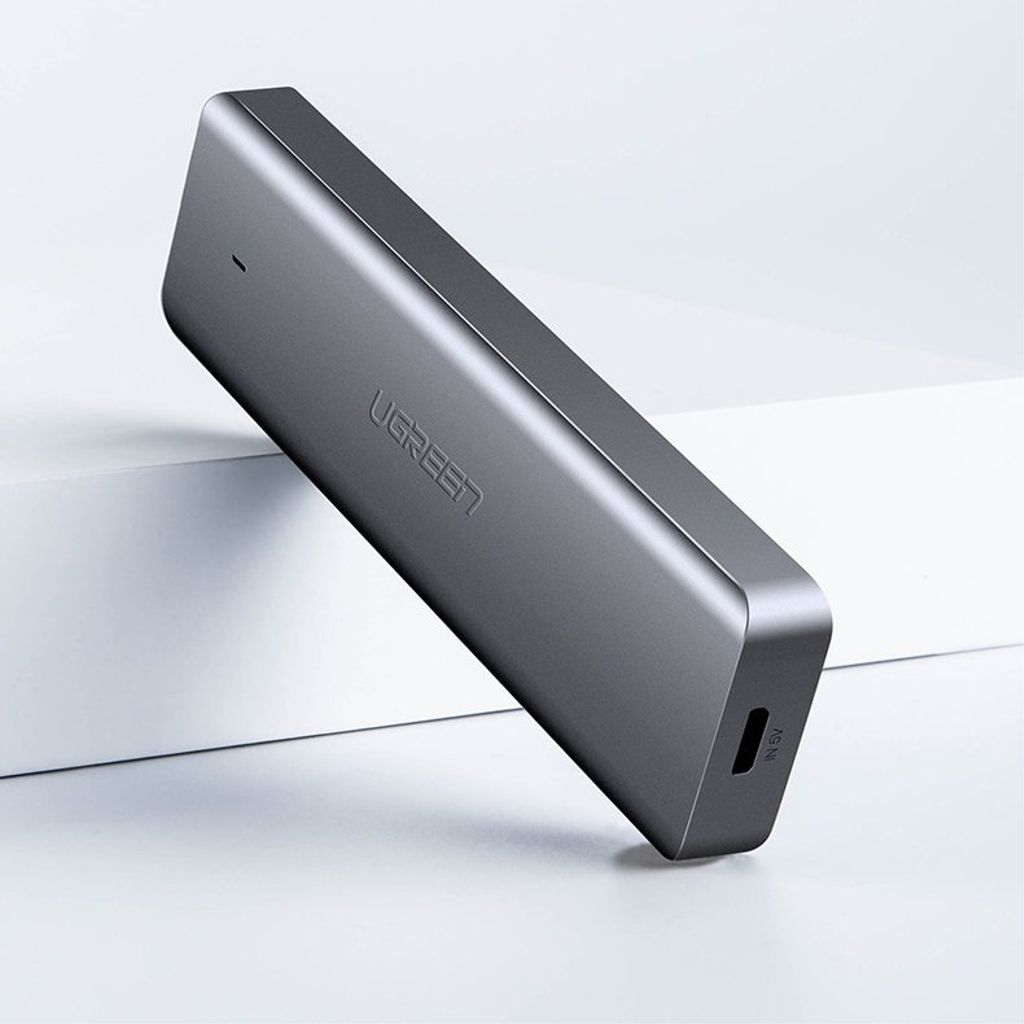 Ugreen USB Type C HUB - 4x USB 3.2 + USB-C power, harmaa