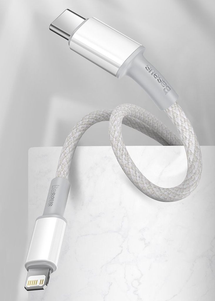 Baseus CATLGD-A01 Lightning til USB-C PD 20W kabel 2 m – svart
