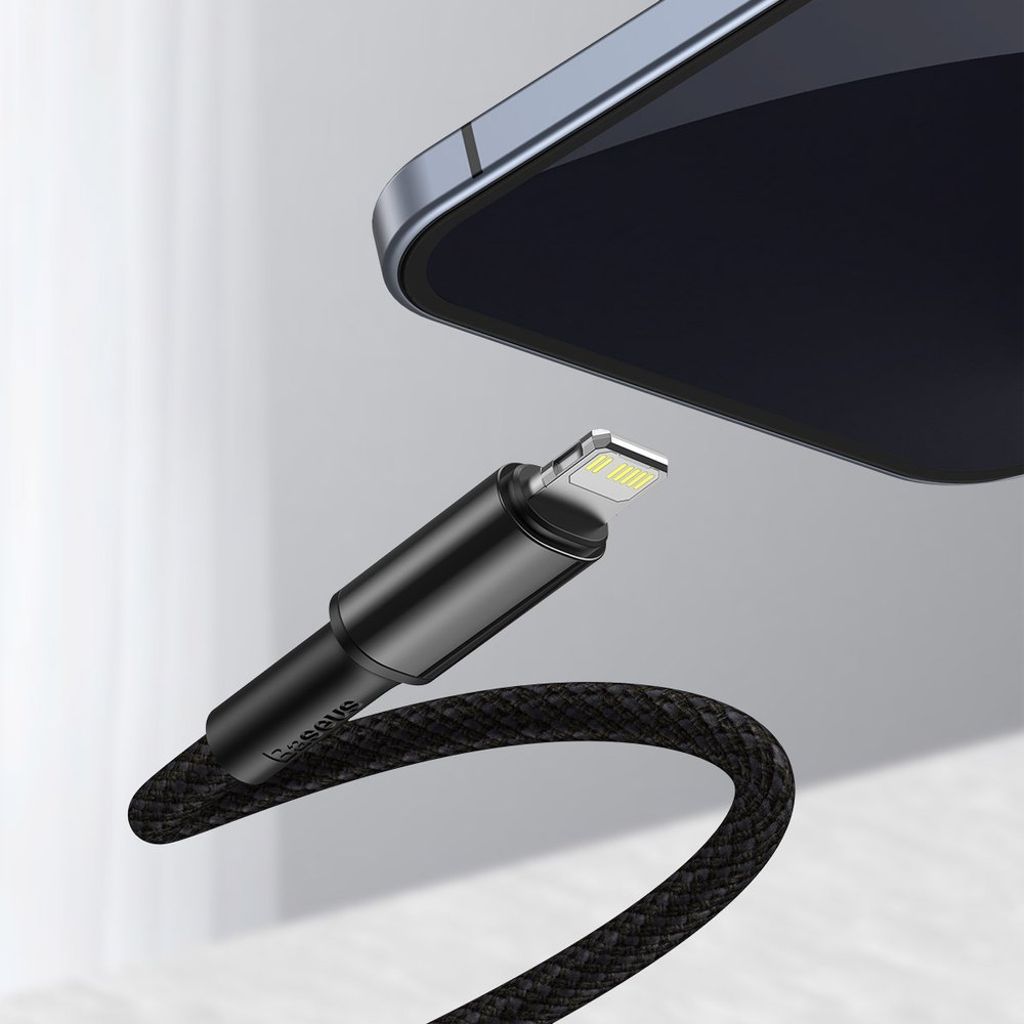 Baseus CATLGD-A01 Lightning til USB-C PD 20W kabel 2 m – svart