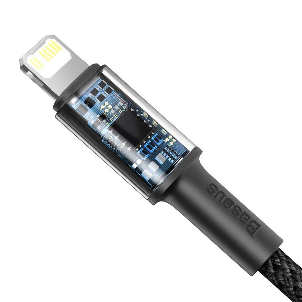 Baseus CATLGD-A01 Lightning til USB-C PD 20W kabel 2 m – svart
