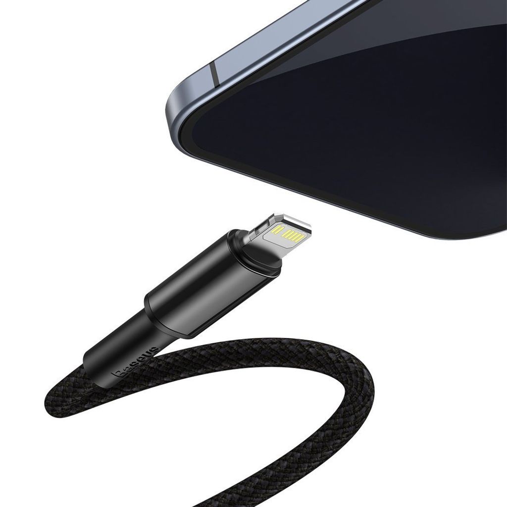 Baseus CATLGD-A01 Lightning til USB-C PD 20W kabel 2 m – svart