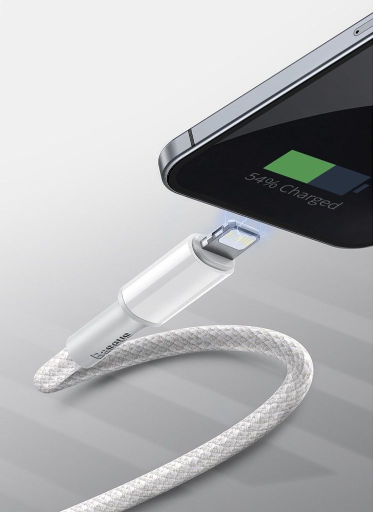 Baseus CATLGD-A01 Lightning til USB-C PD 20W kabel 2 m – svart