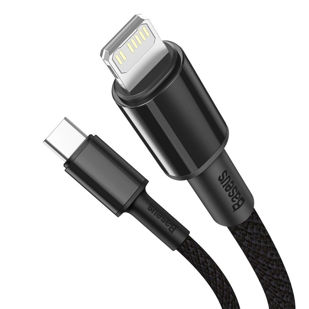 Baseus CATLGD-A01 Lightning til USB-C PD 20W kabel 2 m – svart