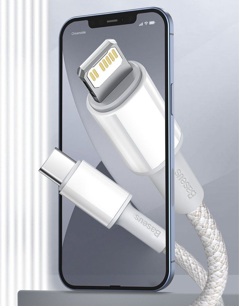 Baseus CATLGD-A01 Lightning til USB-C PD 20W kabel 2 m – svart