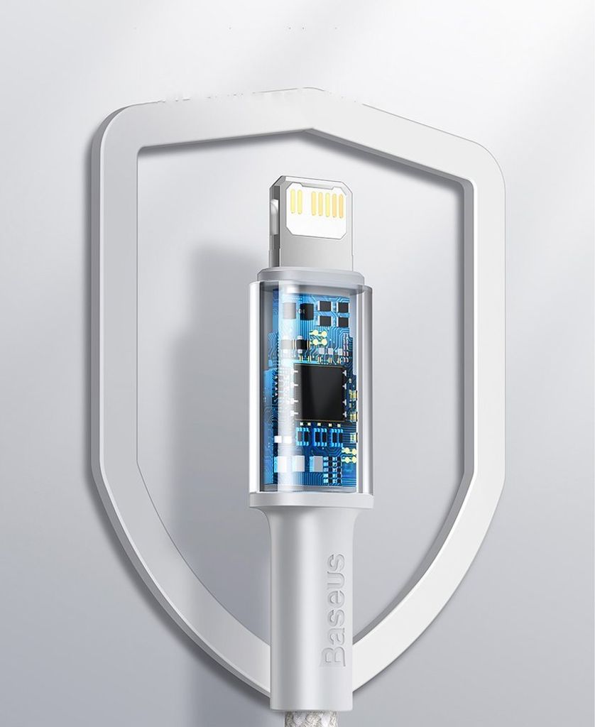 Baseus CATLGD-A01 Lightning til USB-C PD 20W kabel 2 m – svart