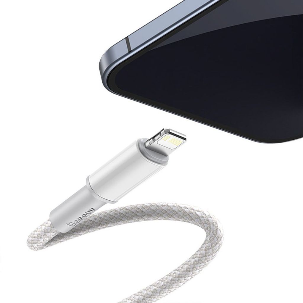 Baseus CATLGD-A02 Lightning - USB-C PD kabel 20W 480Mb/s 2m - hvit