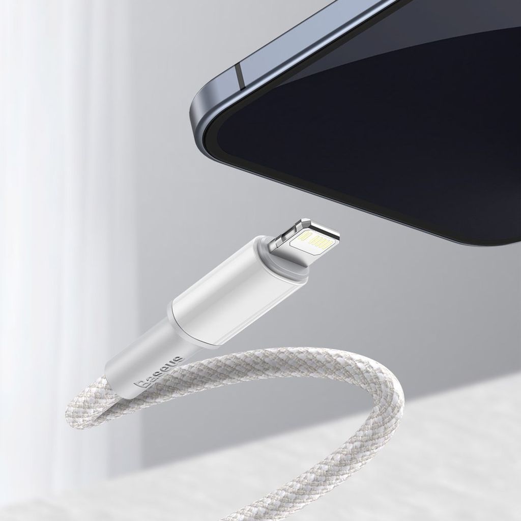 Baseus CATLGD-A02 Lightning - USB-C PD kabel 20W 480Mb/s 2m - hvit