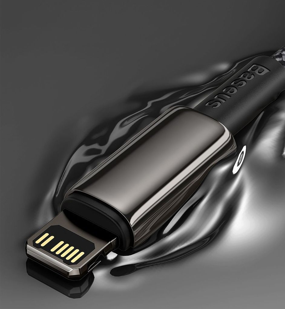 Baseus CATLWJ-A01 Lightning til USB-C PD 20W 480Mb/s 2m kabel – sort