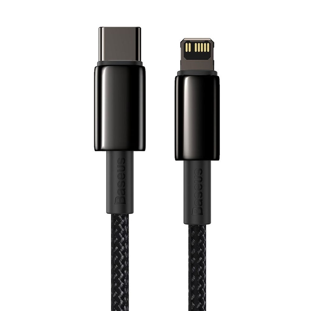 Baseus CATLWJ-A01 Lightning til USB-C PD 20W 480Mb/s 2m kabel – sort