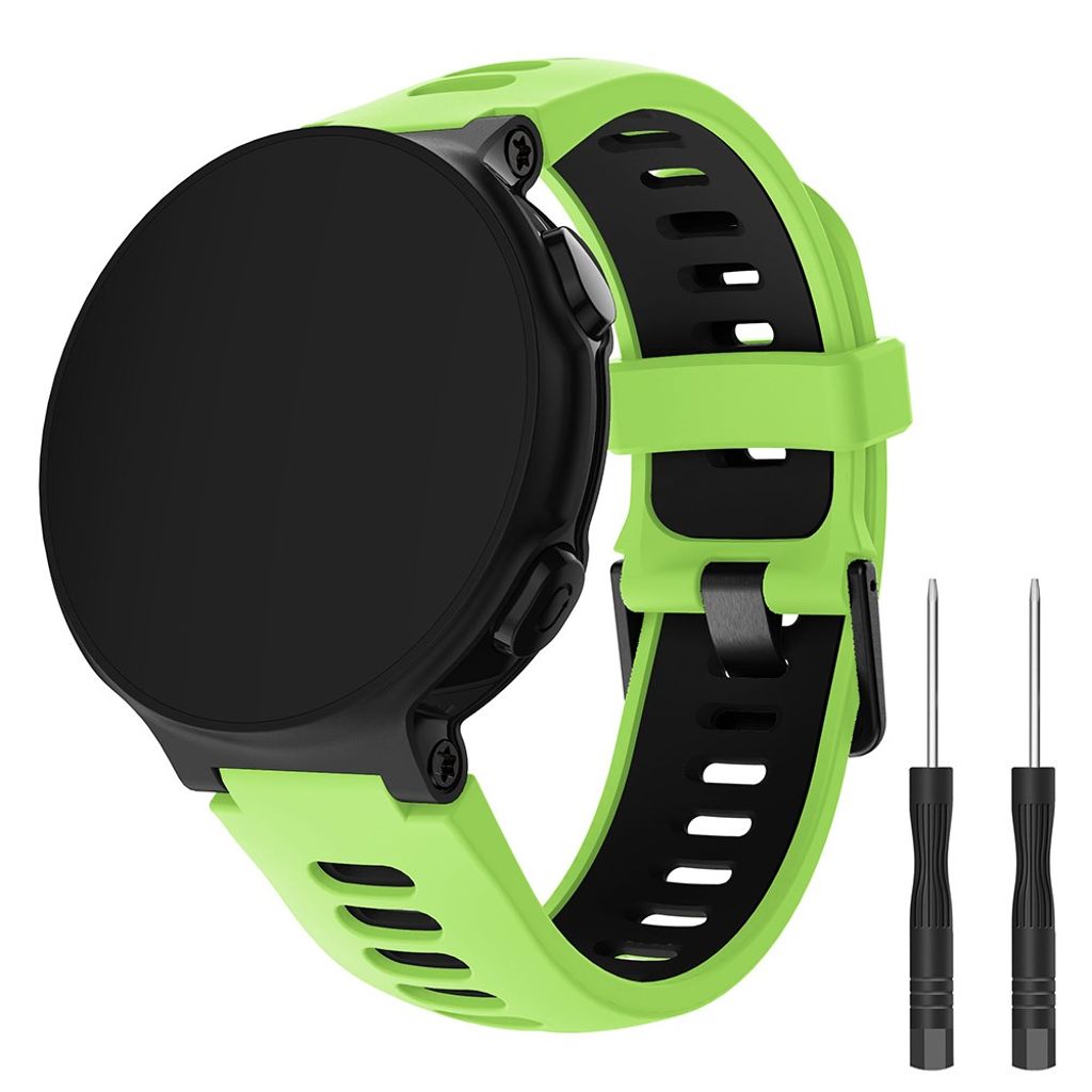 Garmin Forerunner 735XT/220/230/235/620/631 Klokkereim - Grønn/Svart