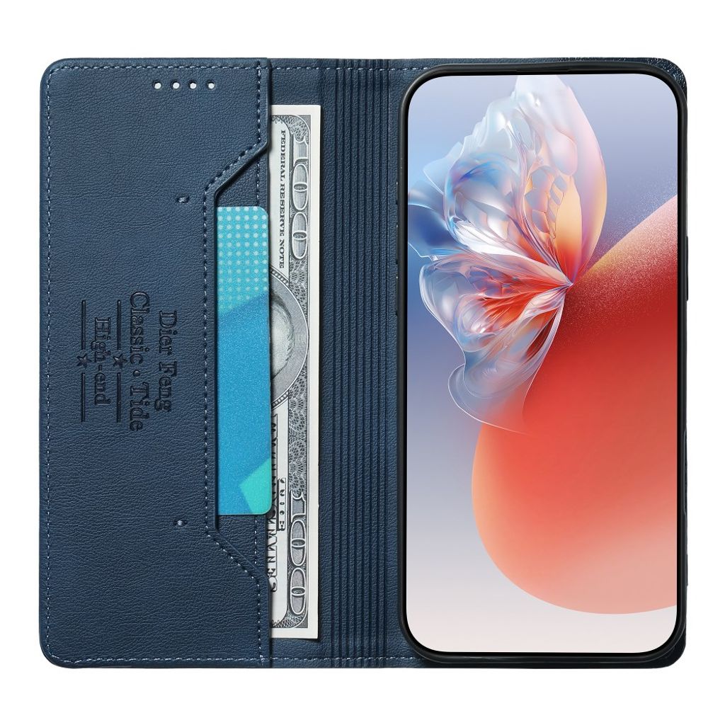 DIERFENG iPhone 18 Pro/17 Pro Lommeboketui RFID-blokkerende - Rød