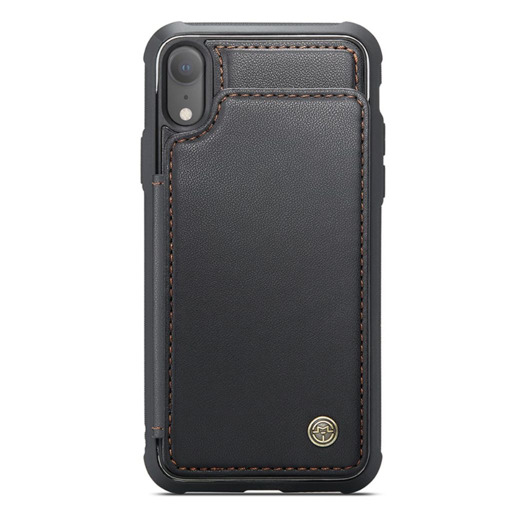CASEME iPhone XR Plånboksskal RFID-blockerande Kortfack – Svart