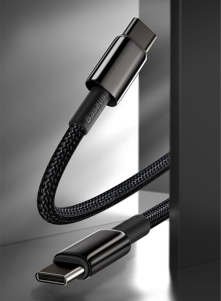 Baseus CATWJ-A01 USB-C til USB-C kabel 100W 5A 2m - sort