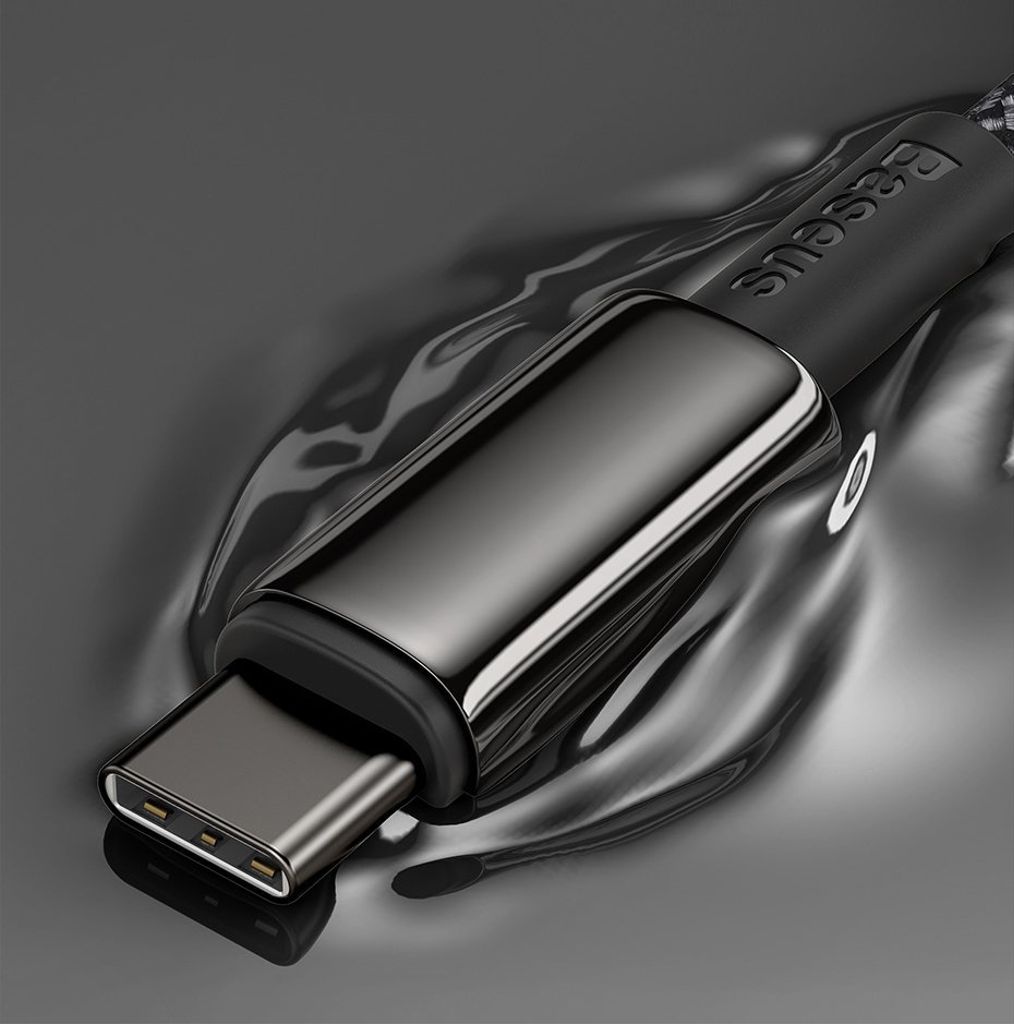 Baseus CATWJ-A01 USB-C til USB-C kabel 100W 5A 2m - sort