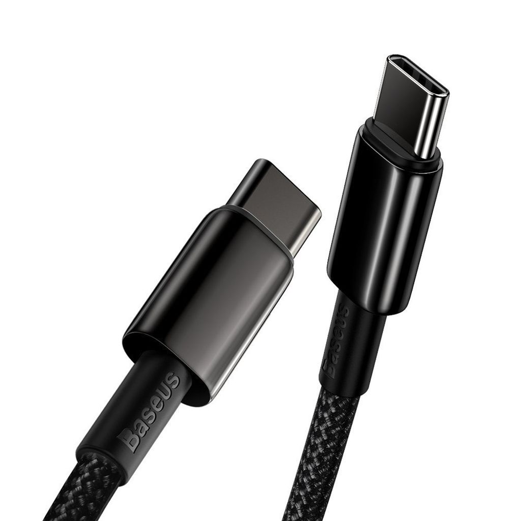 Baseus CATWJ-A01 USB-C til USB-C kabel 100W 5A 2m - sort
