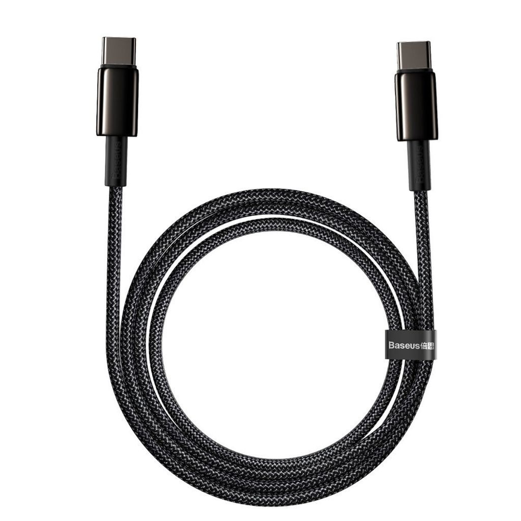 Baseus CATWJ-A01 USB-C til USB-C kabel 100W 5A 2m - sort