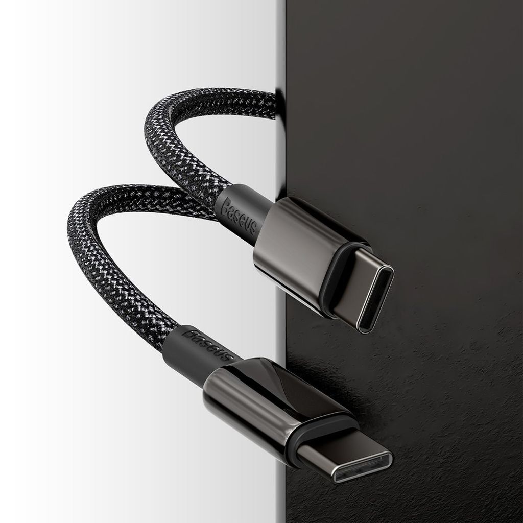 Baseus CATWJ-A01 USB-C til USB-C kabel 100W 5A 2m - sort