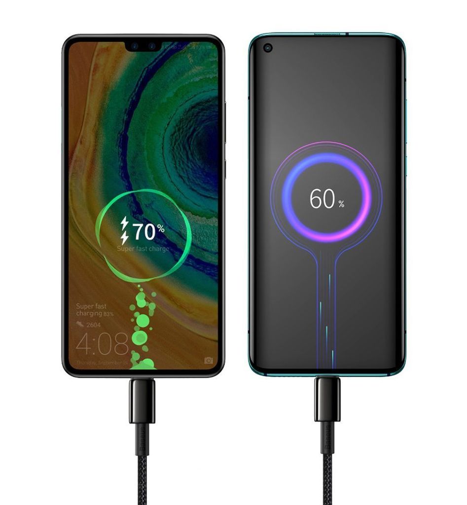 Baseus CATWJ-A01 USB-C til USB-C kabel 100W 5A 2m - sort