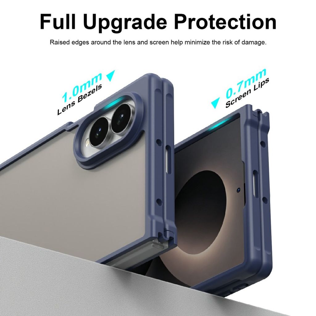 Samsung Galaxy Z Fold8 Matteret Cover - Blå