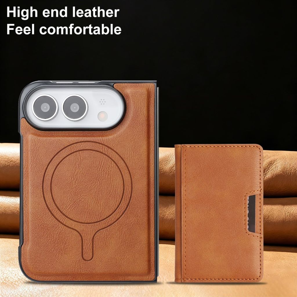 iPhone Duo MagSafe cover med aftagelig pung - Brun