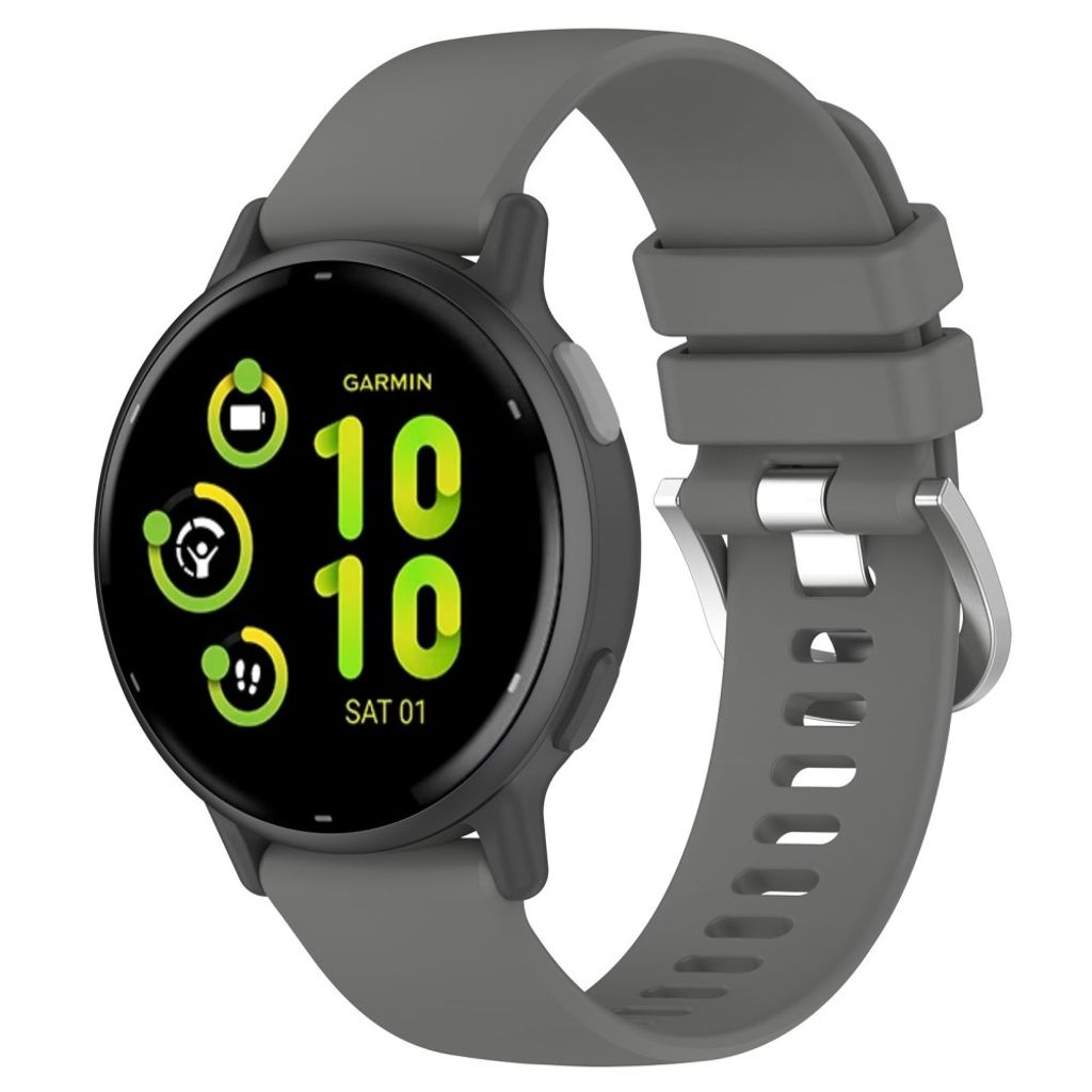 Garmin Vivoactive 5 Klokkereim Silikon - Grå